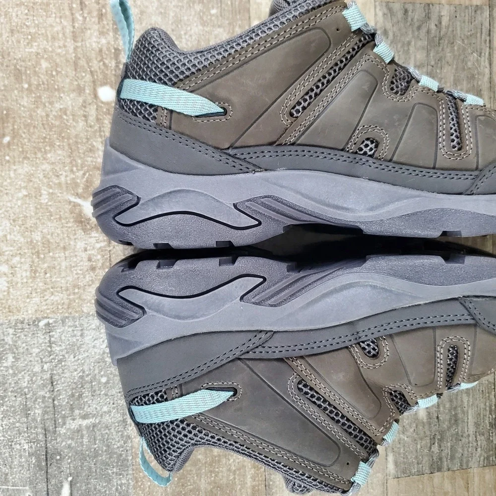 Keen Circadia Vent Womens Shoes Sz 9 Steel Gray Cloud Blue Waterproof Hiking